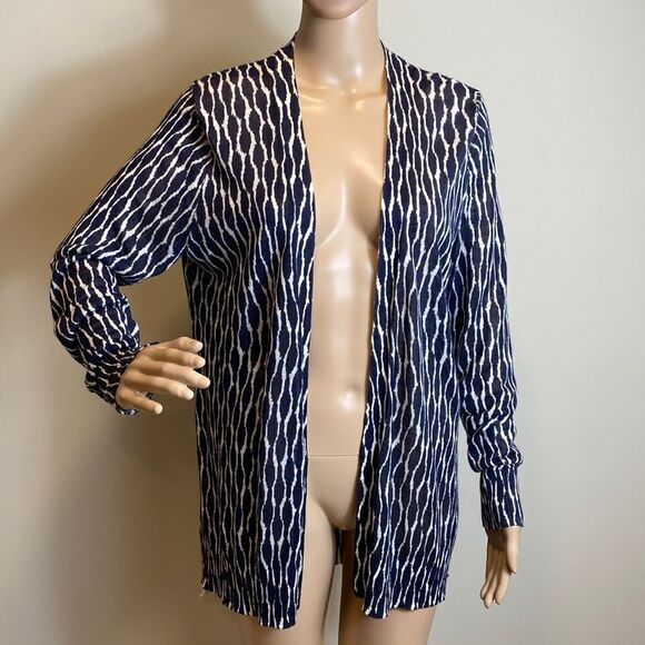 LOFT Ann Taylor semi-sheer open front lightweight cardigan size M - Picture 1 of 10